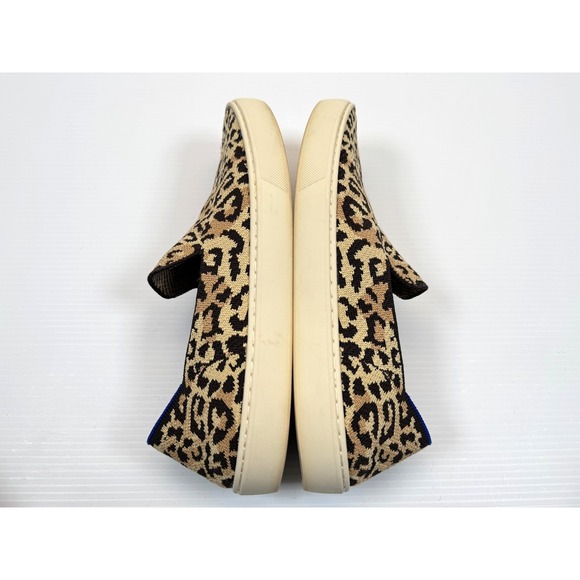Rothy's The Sneaker Slip-on Camo Cat Leopard Women 9.5 Washable Comfort Loafers - Picture 4 of 11